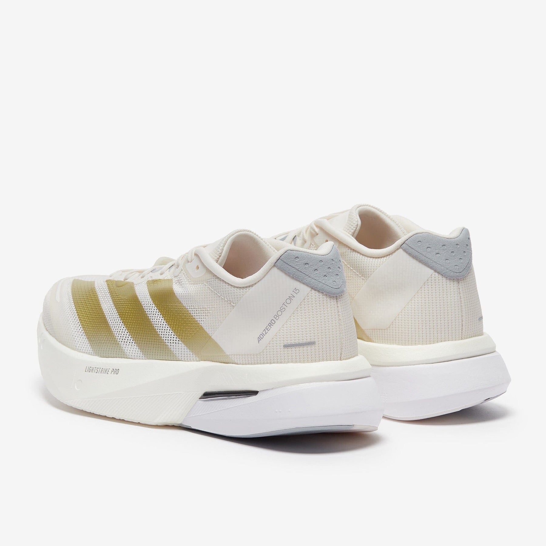 Adidas Adizero Boston 13 Chalk White Gold Metallic JS4952 corida Adidas