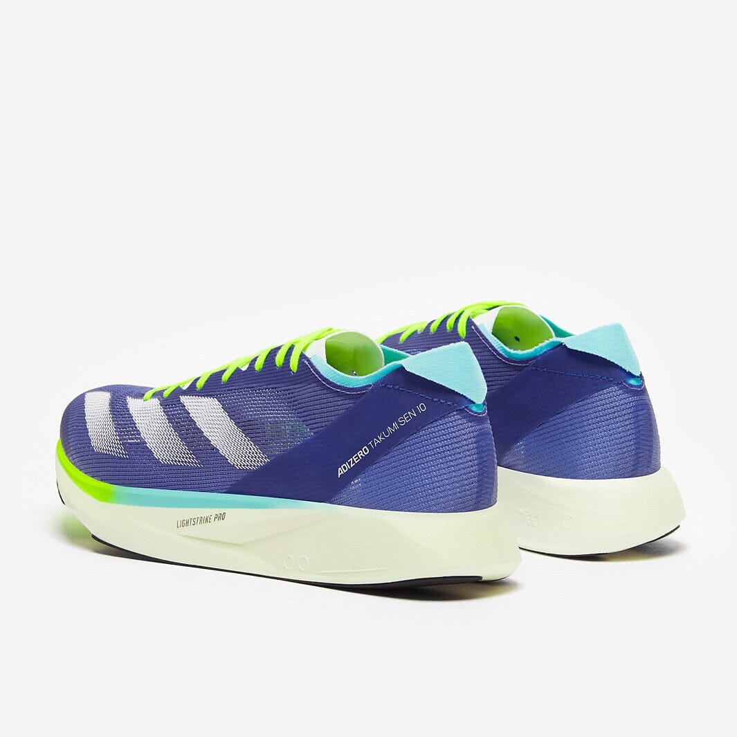 Adidas Adizero Takumi Sen 10 roxa neon IG8205 corida Adidas