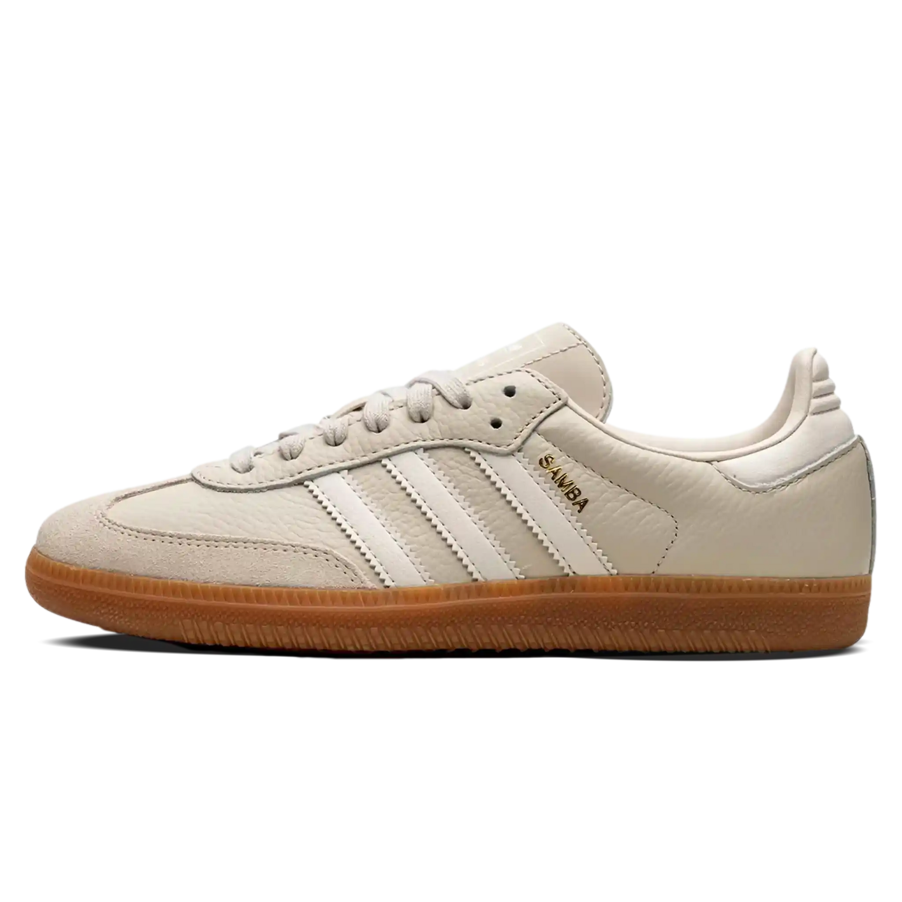 Tênis Adidas Samba OG Feminino "Aluminium" Bege - IE7013