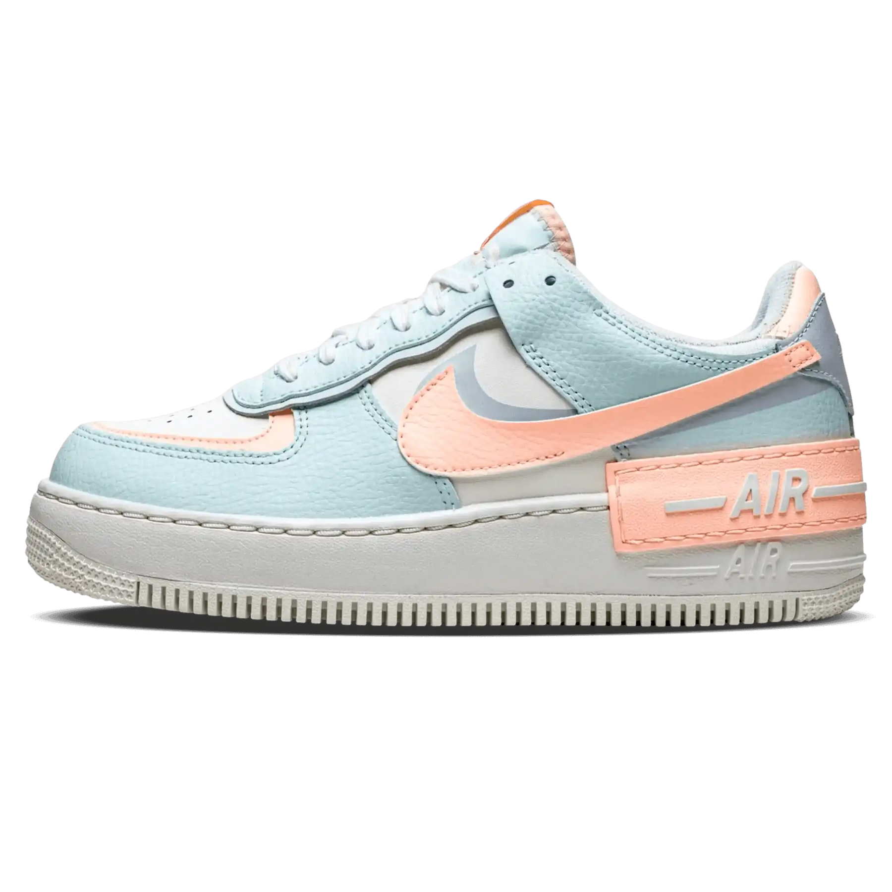 Tênis Air Force 1 Shadow Feminino "Barely Green" Verde / Salmão - CU8591-104