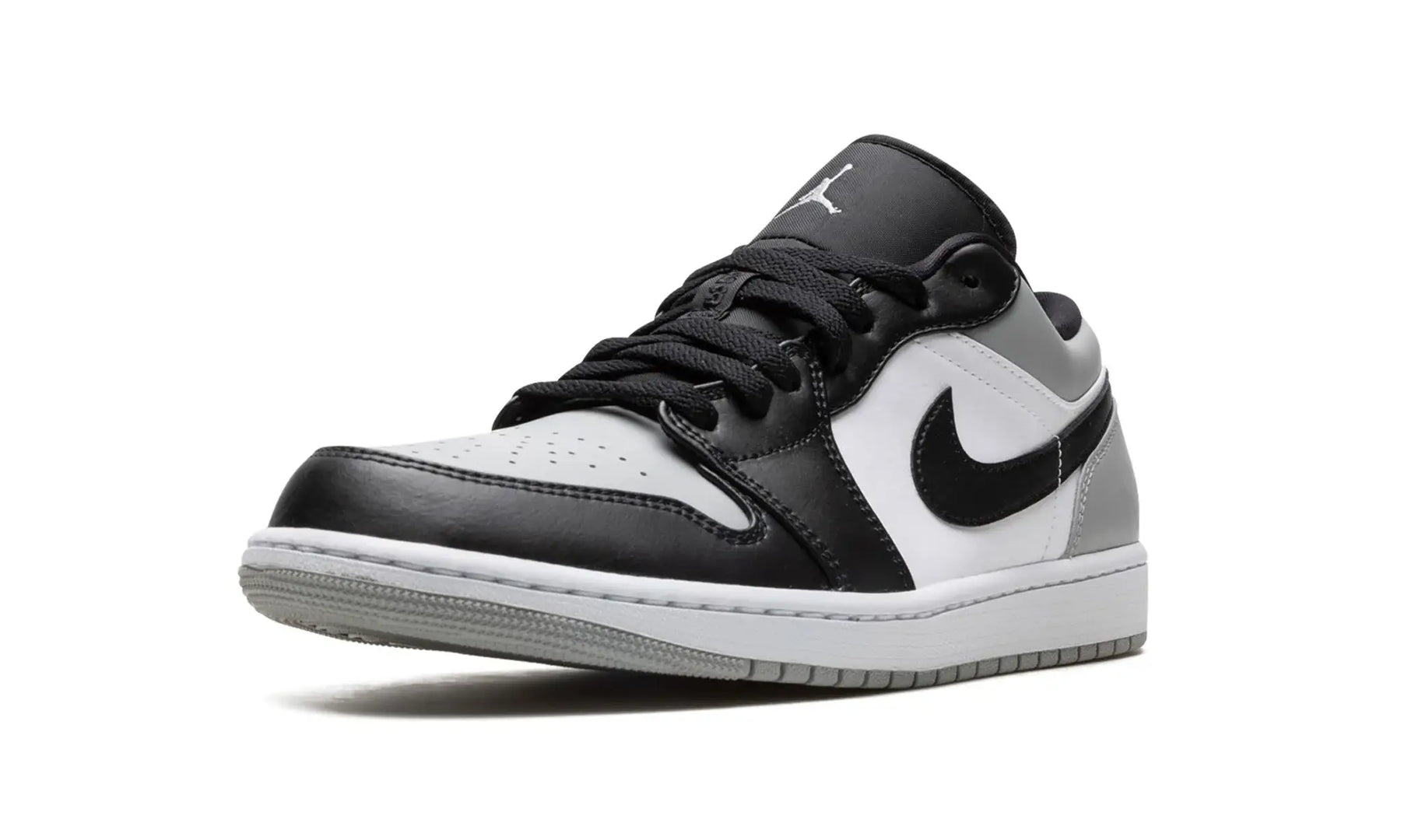 Tênis Air jordan 1 Low Masculino "Shadow Toe" Cinza / Preto - 553558-052
