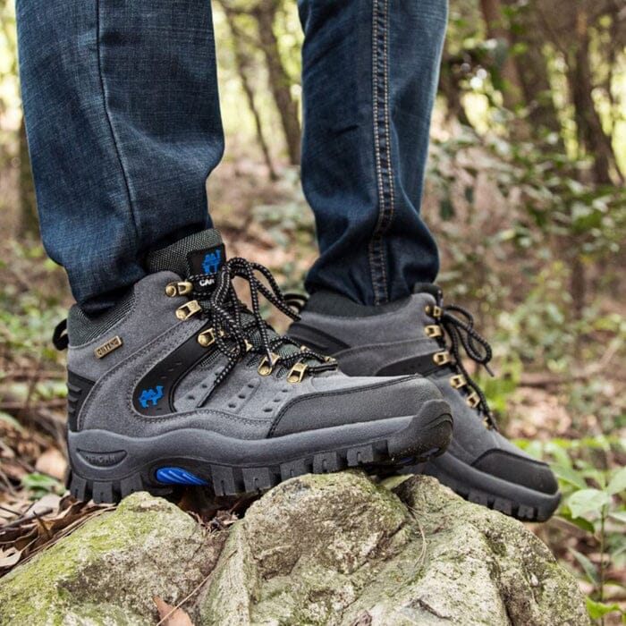 Bota Masculina Frontier Camping & Trilha (Bota 3) Lojas Quinho 35 Cinza