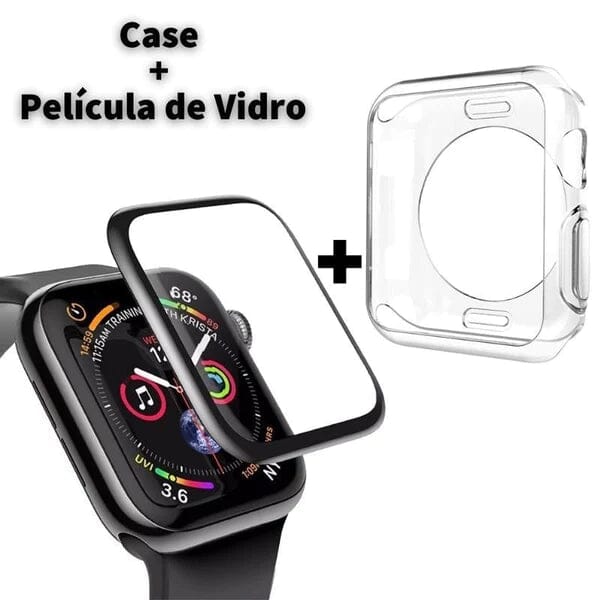 Kit Proteção: Case + Película de Vidro UNISEX - ELETRONICOS - KIT CASE+PELICULA 1 Lojas Quinho