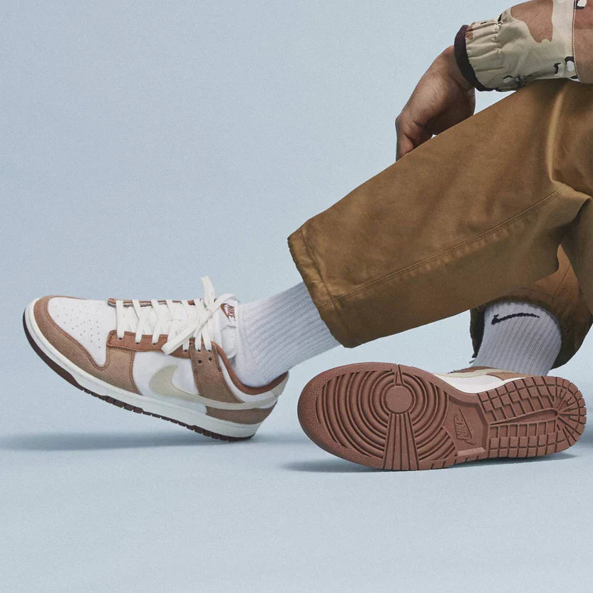 Tênis Nike Dunk Low Masculino "Medium Curry" Marrom - DD1390-100