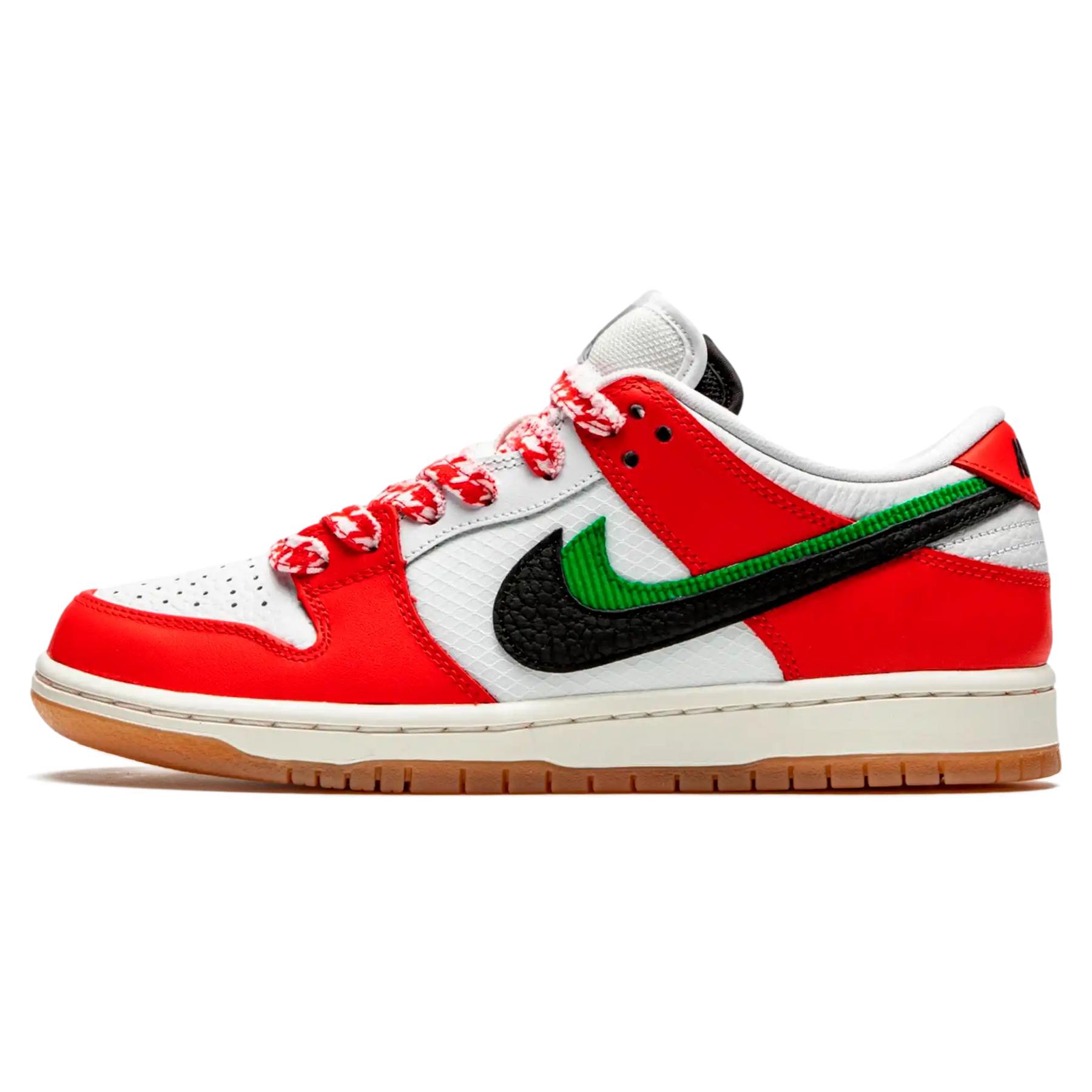 Tênis Nike Dunk Low x Frame "Habib" Vermelho / Branco - CT2550-600