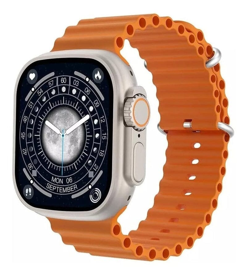 SmartWatch Serie 9 Ultra + Kit com 7 Pulseira (BRINDE!) + Case de Proteção (BRINDE!) Academia e Fitness (Smartwatch 4) Lojas Quinho