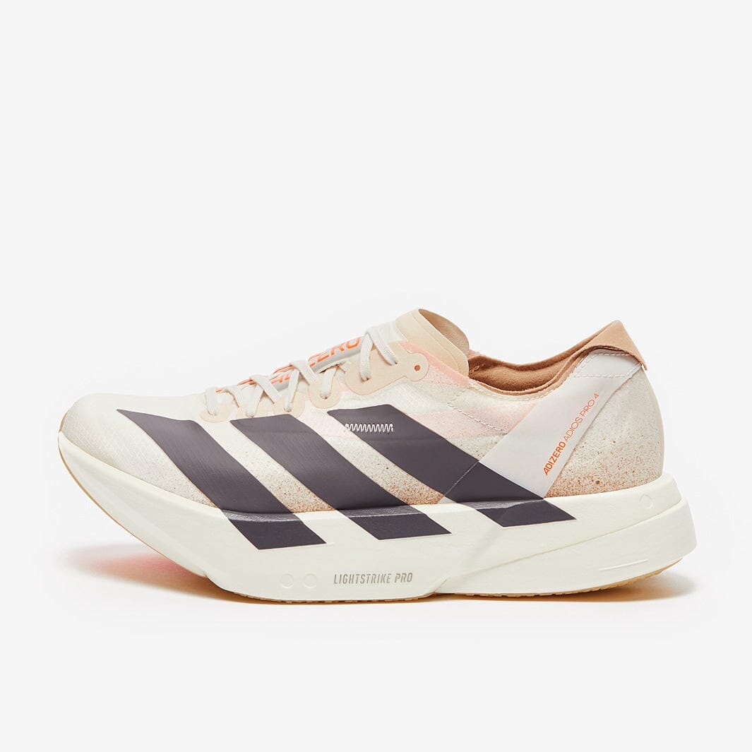 Tênis Adidas Adizero Adio Pro 4 Chalk White Warm Sandstone- JR6359 corida Adidas