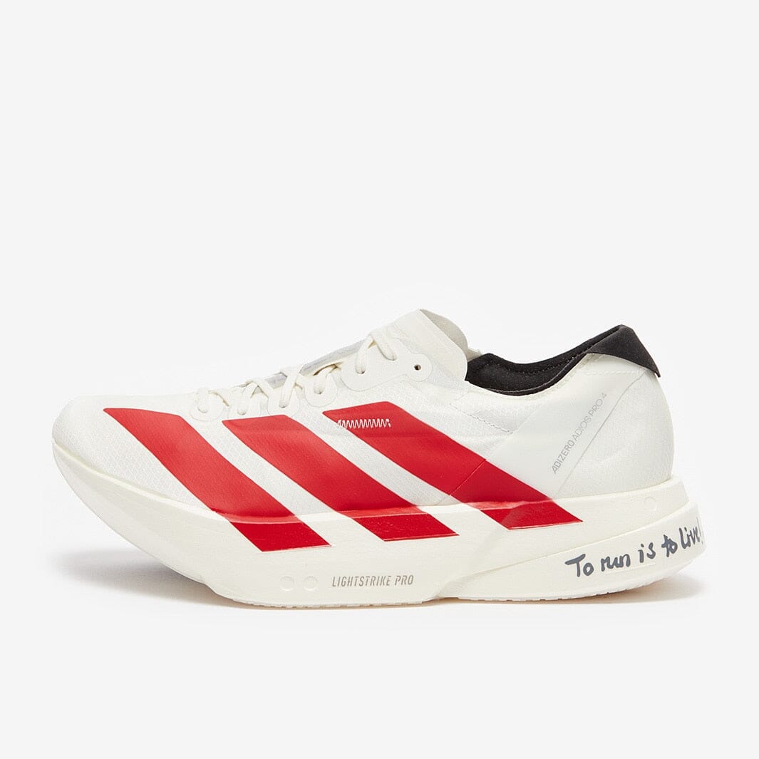 Tênis Adidas Adizero Adios Pro 4 White Red - JR4542 corida Adidas