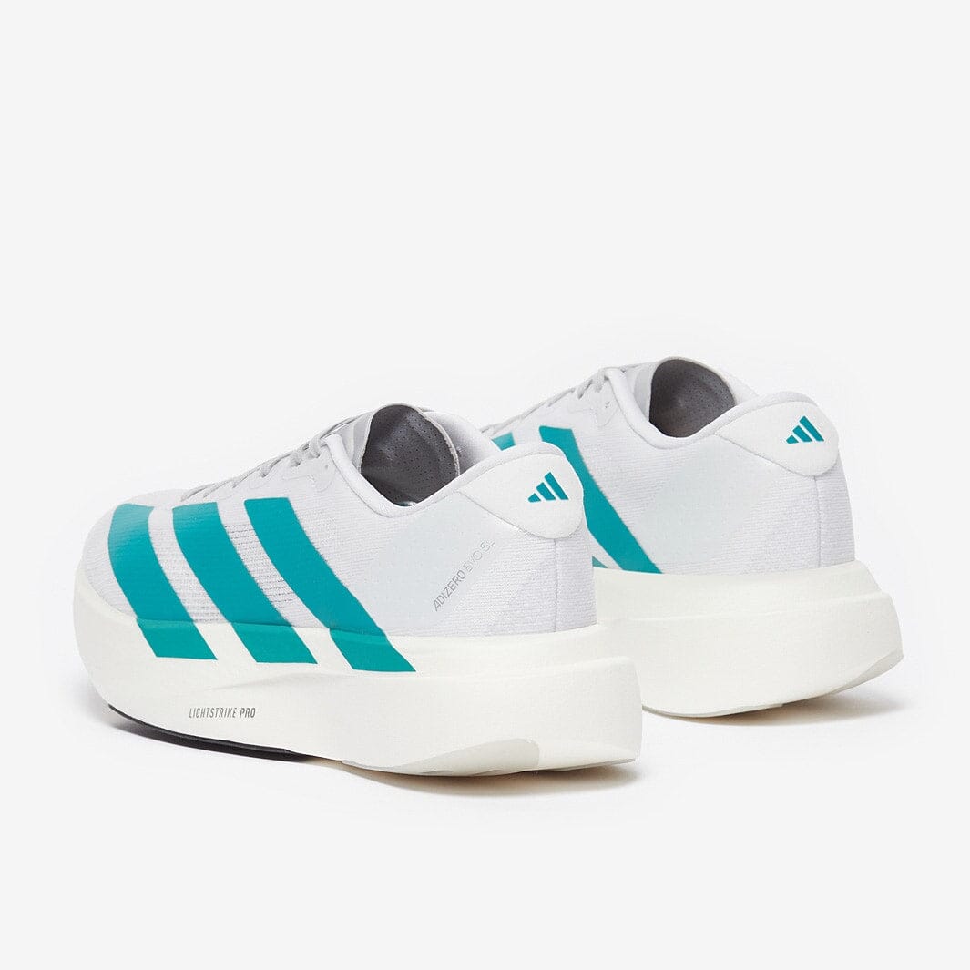 Tênis Adizero EVO SL Cloud White Pure Teal - JS4487 corida Adidas