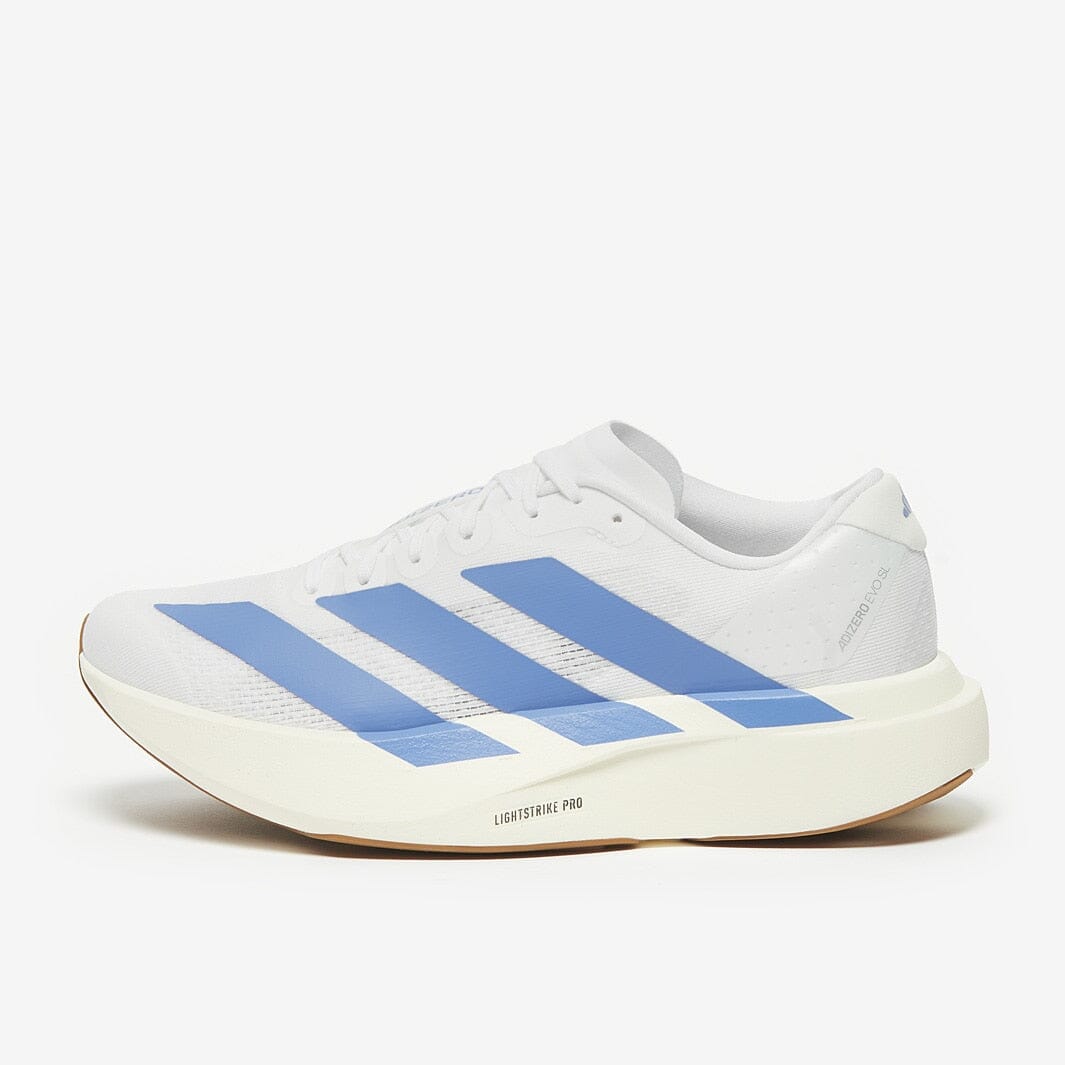Tênis Adizero EVO SL Ftwr White/Blue Fusion JS4454 corida Adidas