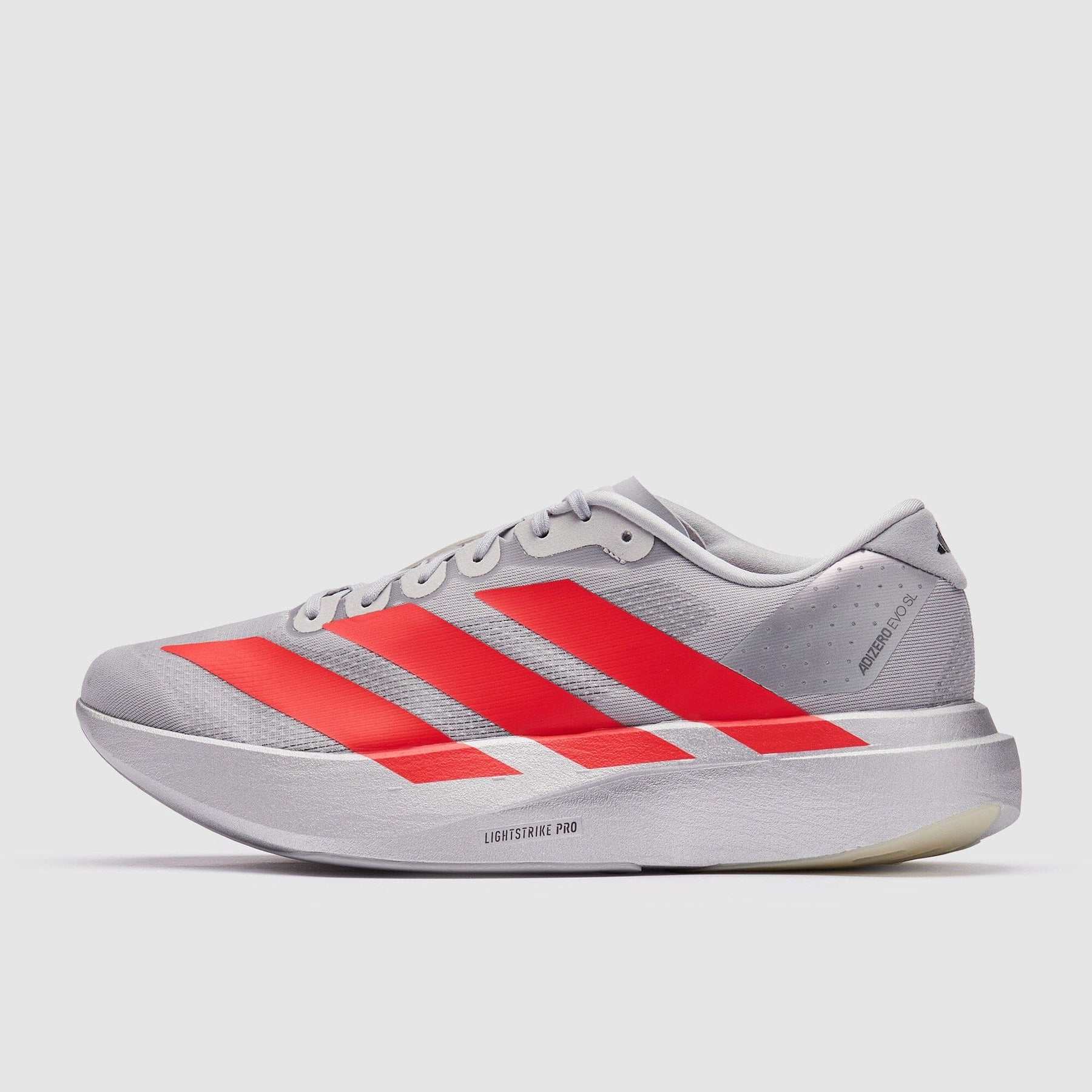 Tênis Adizero EVO SL gray with red KI3381 corida Adidas