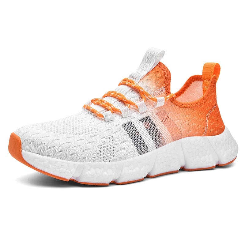 Tênis Onyx Sapatos Lojas Quinho Laranja e Branco 34