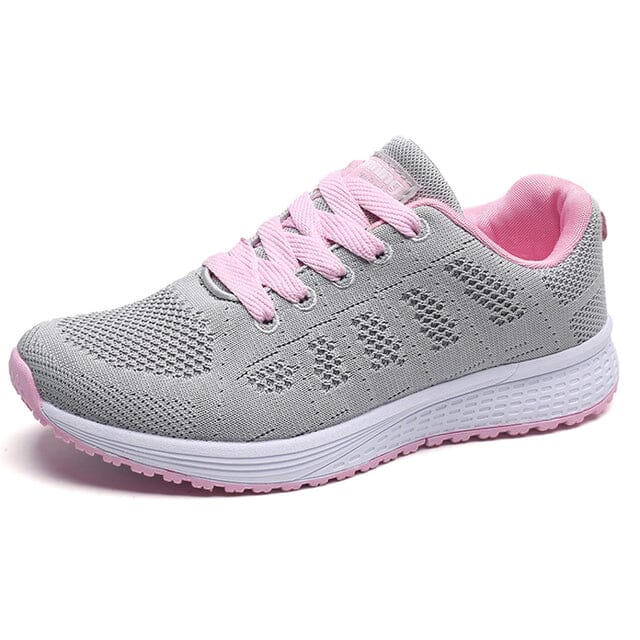 Tênis STRY 3 Feminino Sapatos Lojas Quinho 34 Cinza / Rosa