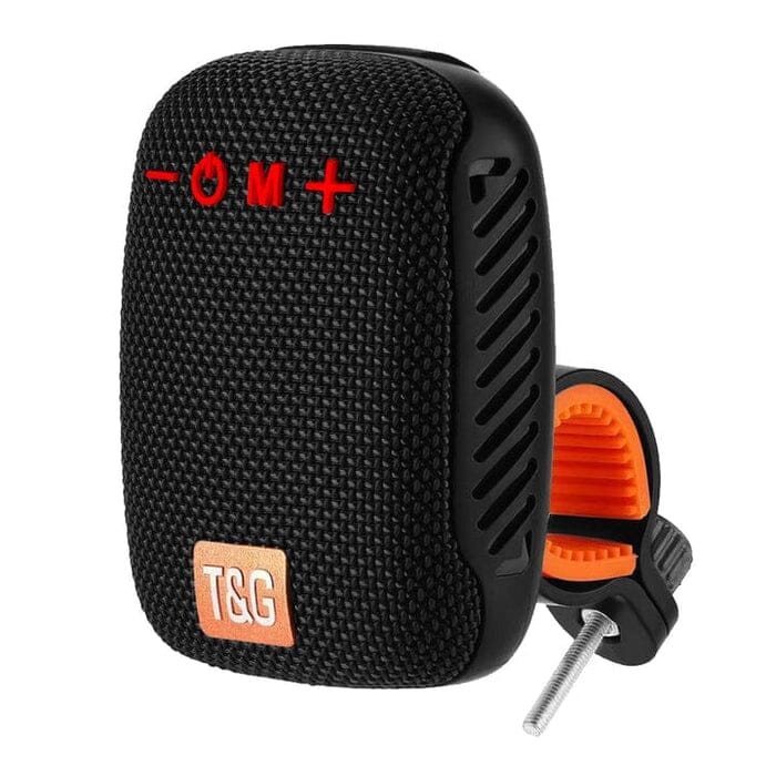 Caixa de Som com Suporte T&G | Bluetooth e FM Ciclismo (Caixa de som 1) Lojas Quinho Preto 