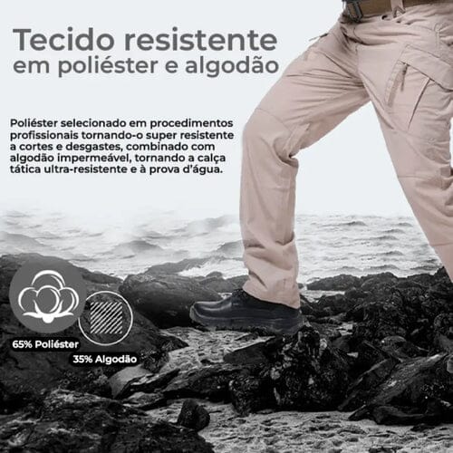 Calça Tática Ultra Resistente Impermeável Camping & Trilha (Calça Tática 1) Lojas Quinho 