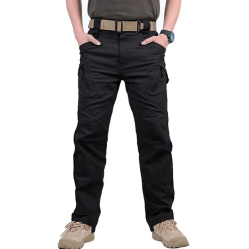 Calça Tática Ultra Resistente Impermeável Camping & Trilha (Calça Tática 1) Lojas Quinho Preto P (38 até 40)