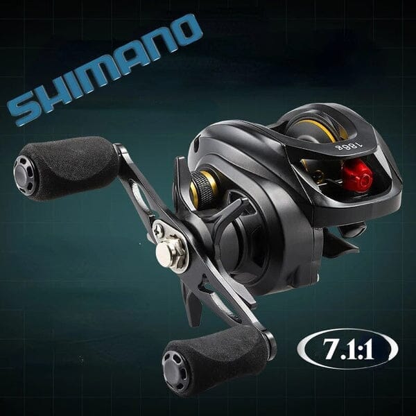 Carretilha Shimano 7.1:1 De Pesca Freio Magnético Para Água Doce e Salgada Pesca (Carretilha Shimano 1) Lojas Quinho 