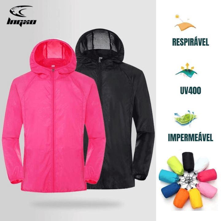 Jaqueta Impermeável UV400 Ciclismo (Jaqueta Impermeável) Lojas Quinho