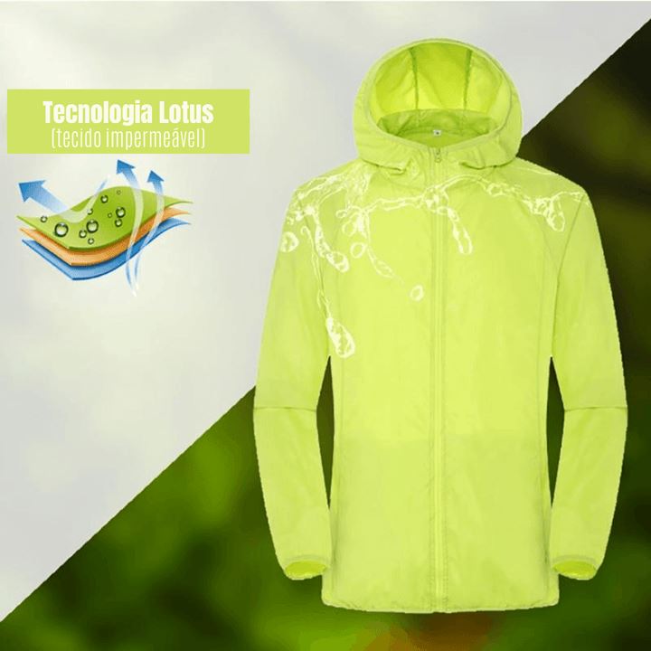 Jaqueta Impermeável UV400 Ciclismo (Jaqueta Impermeável) Lojas Quinho
