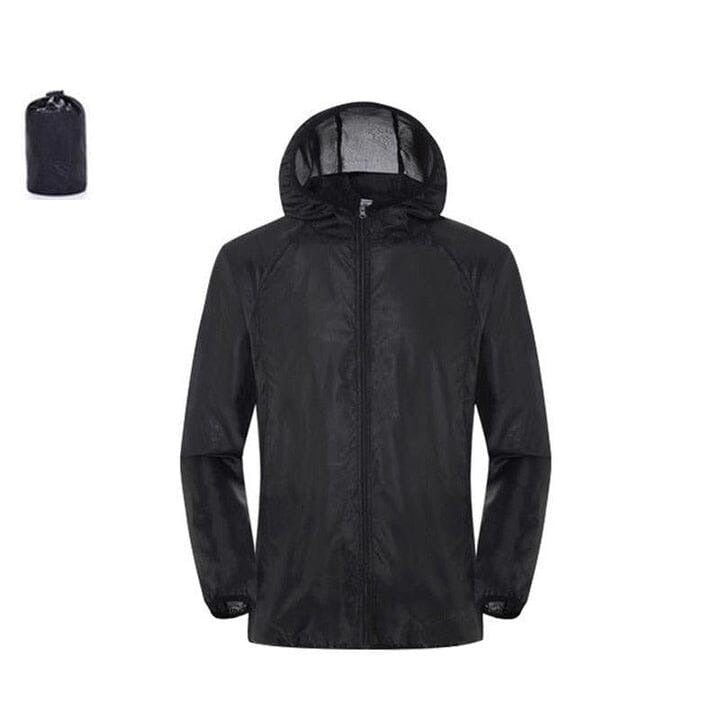 Jaqueta Impermeável UV400 Ciclismo (Jaqueta Impermeável) Lojas Quinho Preto P