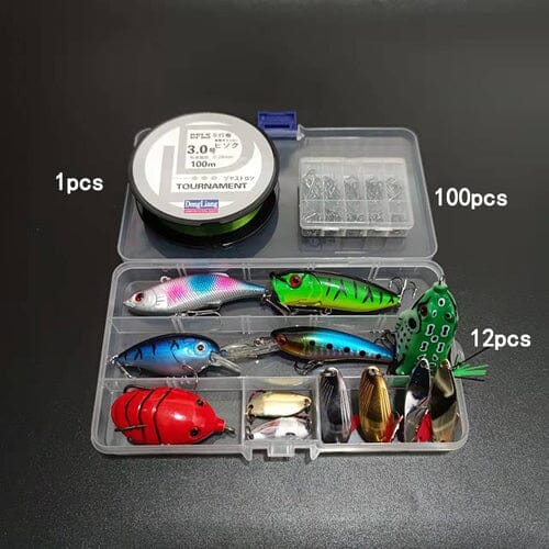 Kit Completo de Pescaria 165 Peças Pesca (Kit Pesca 1) Lojas Quinho