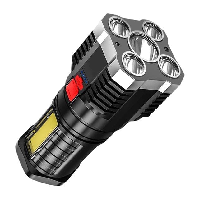 Lanterna Tática Militar Ferramentas (Lanterna 1) Lojas Quinho 5 Leds