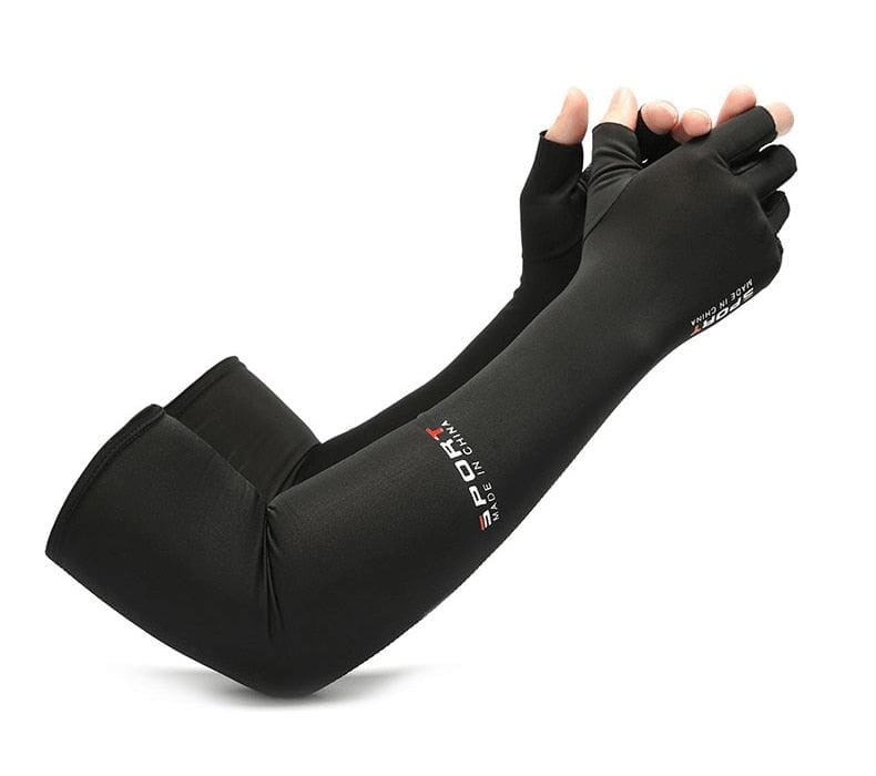 Manguito com Luva UV400 Ciclismo (Manguito 1) Lojas Quinho Preto