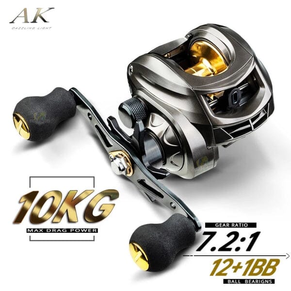 Nova Carretilha Premium LURE PRO AK-2000 Pesca (Carretilha 4) Lojas Quinho