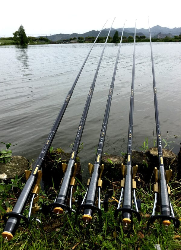 Nova Vara Telescópica de Carbono Premium LIMITED Pesca (Vara 2) Lojas Quinho