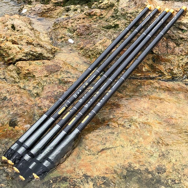 Nova Vara Telescópica de Carbono Premium LIMITED Pesca (Vara 2) Lojas Quinho
