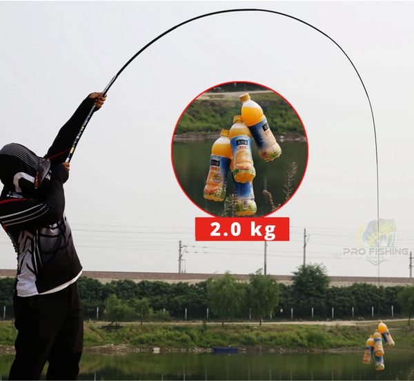 Nova Vara Telescópica de Carbono Premium LIMITED Pesca (Vara 2) Lojas Quinho