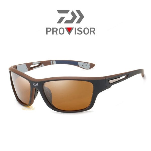 Óculos de Pesca Polarizado DAIWA PROVISOR - UV+400 - Original Pesca (Óculos 1) Lojas Quinho