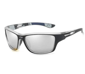 Óculos de Pesca Polarizado DAIWA PROVISOR - UV+400 - Original Pesca (Óculos 1) Lojas Quinho Cinza 