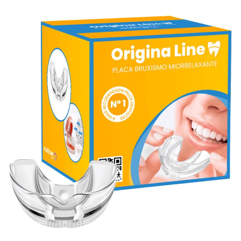 Placa Para Bruxismo Miorrelaxante Origina Line Saúde & Bem-Estar (Protetor bucal 1) Lojas Quinho