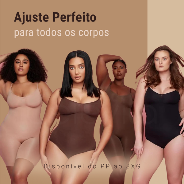 Body Modelador - Shaper Up - Compre 1 Leve 2 + Brinde Calcinha Modeladora