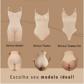 Body Modelador - Shaper Up - Compre 1 Leve 2 + Brinde Calcinha Modeladora