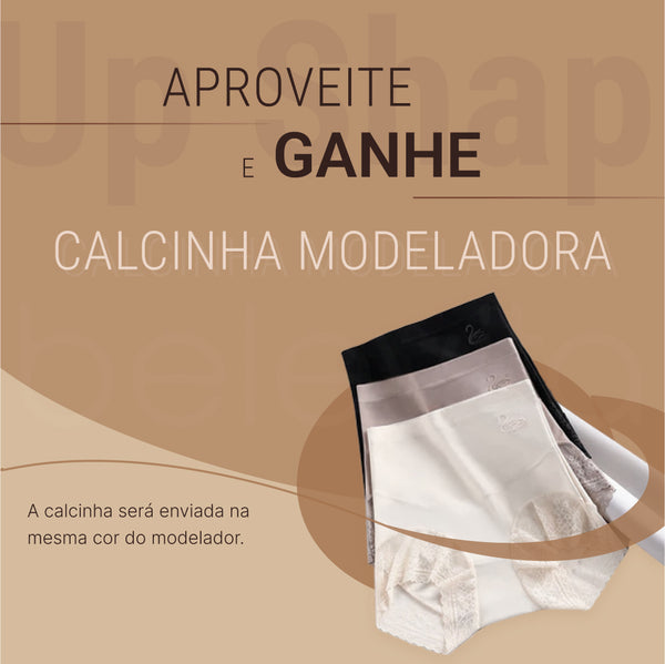 Body Modelador - Shaper Up - Compre 1 Leve 2 + Brinde Calcinha Modeladora