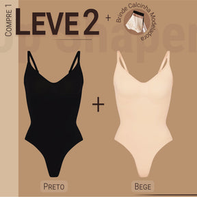 Body Modelador - Shaper Up - Compre 1 Leve 2 + Brinde Calcinha Modeladora