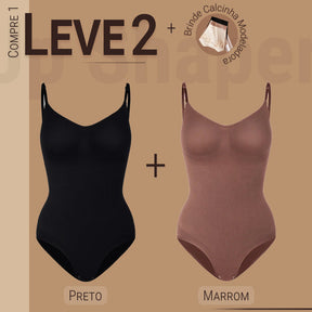 Body Modelador - Shaper Up - Compre 1 Leve 2 + Brinde Calcinha Modeladora