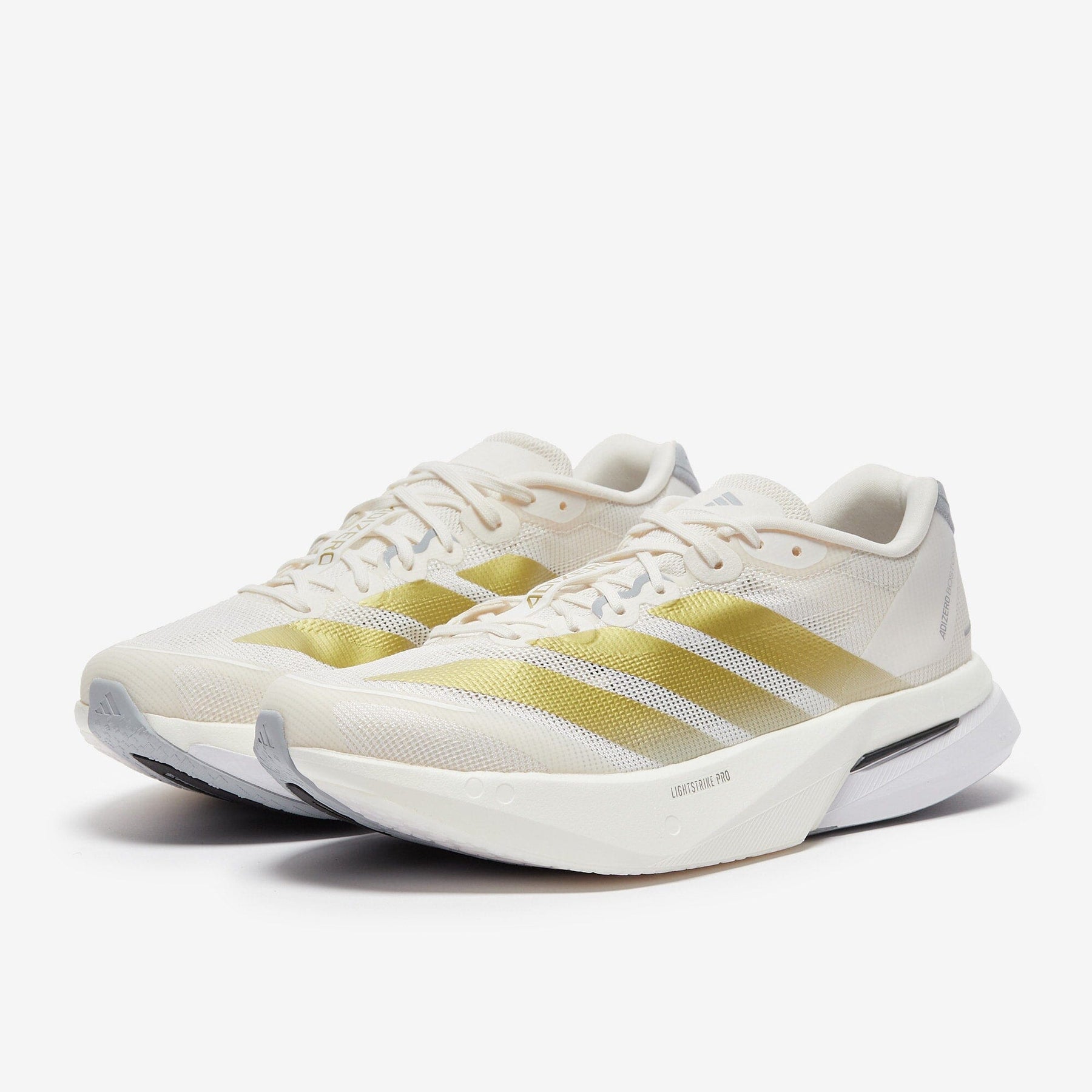 Adidas Adizero Boston 13 Chalk White Gold Metallic JS4952 corida Adidas 
