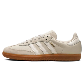 Tênis Adidas Samba OG Feminino "Aluminium" Bege - IE7013