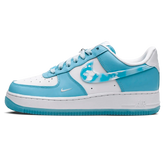 Tênis Air Force 1 Feminino "Nail Art" Azul / Branco - DX2937-100