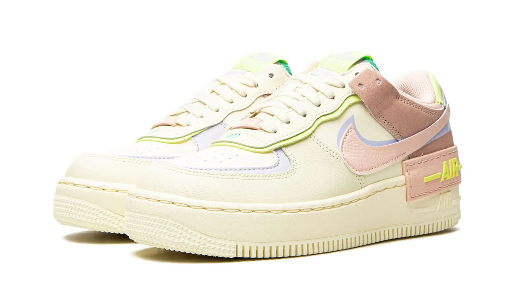Tênis Air Force 1 Shadow Feminino "Cashmere" Creme / Rosa - CI0919-700