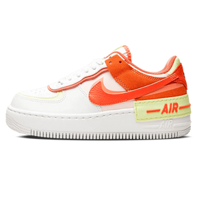 Tênis Air Force 1 Shadow Feminino "Magic Ember" Branco / Laranja - CI0919-110