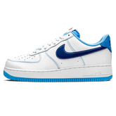 Tênis Air Force 1 Feminino "White University Blue" Branco / Azul - DA8478-100