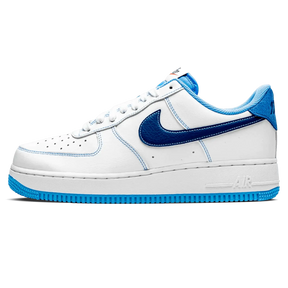 Tênis Air Force 1 Feminino "White University Blue" Branco / Azul - DA8478-100