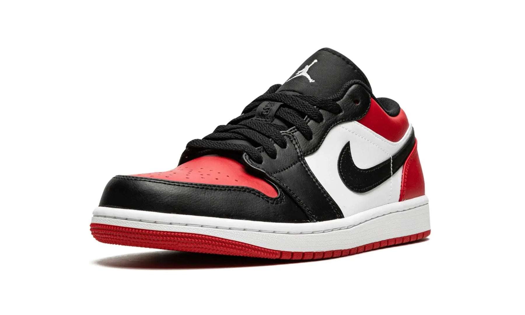 Tênis Air jordan 1 Low "Bred" Preto / Vermelho - 553558-612