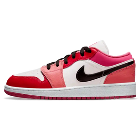 Tênis Air jordan 1 Low Feminino "Pink Red" Rosa - 553560-162