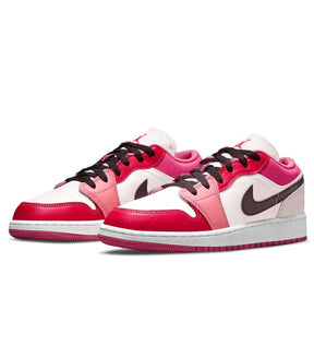 Tênis Air jordan 1 Low Feminino "Pink Red" Rosa - 553560-162