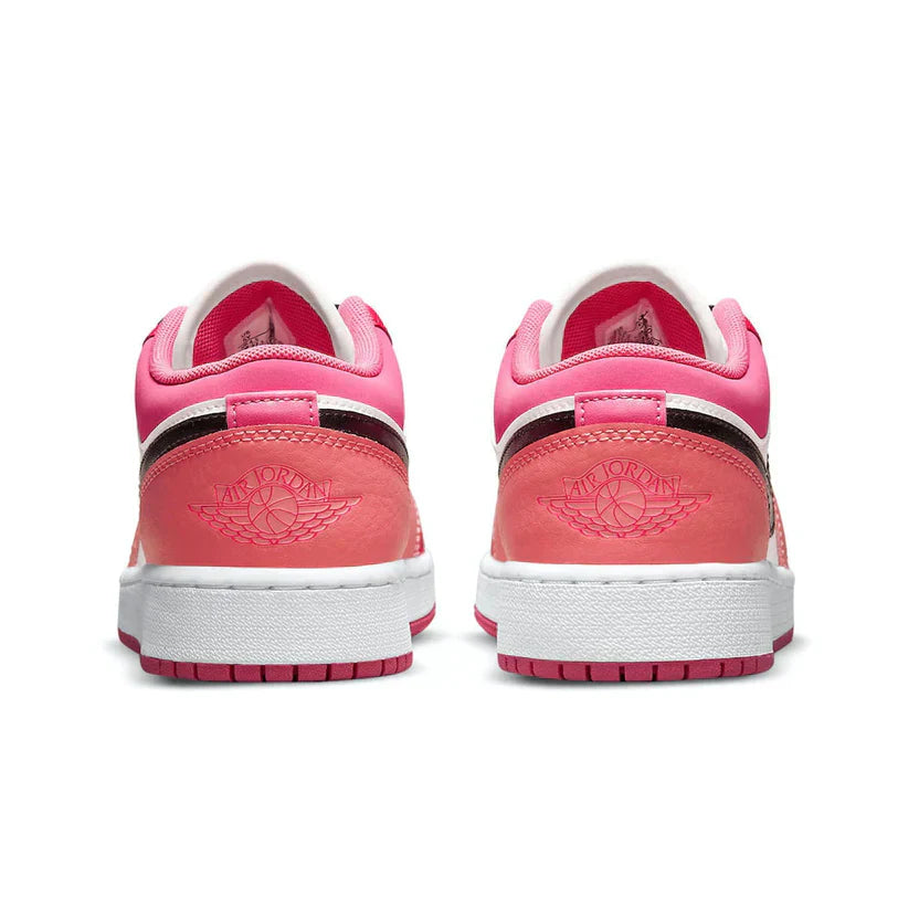 Tênis Air jordan 1 Low Feminino "Pink Red" Rosa - 553560-162